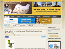 Tablet Screenshot of locosporlageologia.com.ar